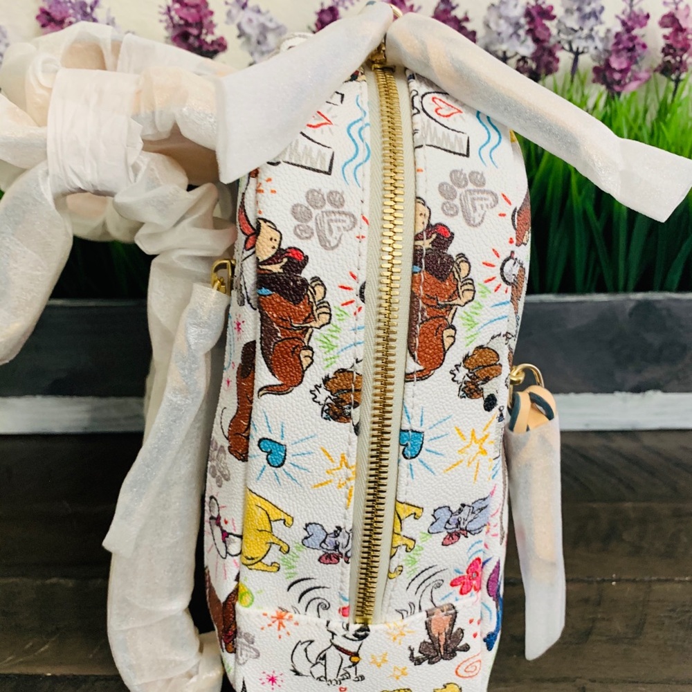 Disney Dooney & Bourke Dogs Sketch Mini Backpack - Picture 6 of 7